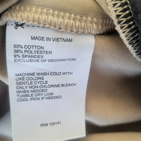 DSG Dicks Sporting Goods Tan Beige Colored Joggers Size Med - Picture 6 of 6